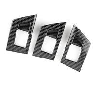 Botones ventanas coche Para BMW Para 5 Series F10 F18 2011-2017 Coche ABS Puerta Ventana Elevador Botón Marco Cubierta Embellecedor Auto Interior Etiqueta(Rhd)