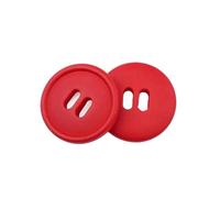 botones vintage, Botones de resina cuadrados y redondos for niños, 10 unidades por lote, 18/21/25/28/30 mm, for coser ropa, manualidades bricolaje(Round Red,18mm)