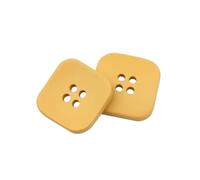 botones vintage, Botones de resina cuadrados y redondos for niños, 10 unidades por lote, 18/21/25/28/30 mm, for coser ropa, manualidades bricolaje(Square Yellow,30mm)