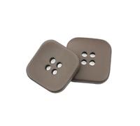 botones vintage, Botones de resina cuadrados y redondos for niños, 10 unidades por lote, 18/21/25/28/30 mm, for coser ropa, manualidades bricolaje(Square Brown,25mm)