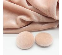 botones vintage, Botones redondos de terciopelo dorado, 10 unidades, 10-28 mm, recubiertos tela, con vástago metálico, for costura y manualidades(Peach Pink,10mm)