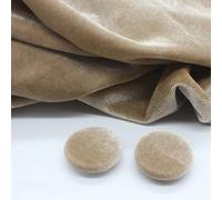 botones vintage, Botones redondos de terciopelo dorado, 10 unidades, 10-28 mm, recubiertos tela, con vástago metálico, for costura y manualidades(Beige,12mm)