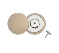 botones vintage para abrigos, Botones De Gorra Béisbol Multicolor 17 Mm 19 25 Paquete 50(Khaki,19MM10pcs)