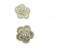 botones vintage para abrigos, Faux Pearl Shank Buttons Pack Of 6 Multicolor 18mm And 23mm(Pearl White,23mm 6pcs)