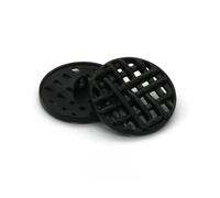 botones vintage para abrigos, Metal Shank Buttons Multicolor 18-25mm Pack Of 15(15pcs Black,28L=18.0MM)