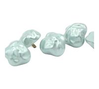 botones vintage para abrigos, Pearl Buttons Butterfly Metal Shank Multicolor 14mm Pack Of 10(Blue Butterfly)