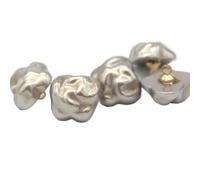 botones vintage para abrigos, Pearl Buttons Butterfly Metal Shank Multicolor 14mm Pack Of 10(Brown Butterfly)