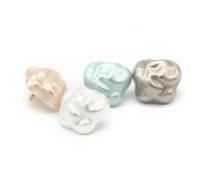 botones vintage para abrigos, Pearl Buttons Butterfly Metal Shank Multicolor 14mm Pack Of 10(Mixed Butterfly)