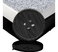 Botones Vintage Resin Imitation Horn Black Large Buttons For Clothing Sweater Suit Coat DIY Scrapbooking Sewing Accessories(21,10pcs 20mm)