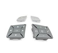 Botones Volante Coche Botón De Control Del Menú Volante Coche Para Benz C E A Para GLK Para CLS Clase W204 X204 W212 W218 W156 W176 W117 W172 W246(Model B-Light Gray)