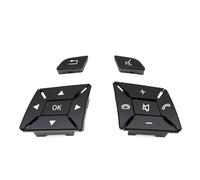 Botones Volante Coche Botón De Control Del Menú Volante Coche Para Benz C E A Para GLK Para CLS Clase W204 X204 W212 W218 W156 W176 W117 W172 W246(Model A-Black)