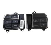 Botones Volante Coche Botón Interruptor De Control De Crucero En El Volante, Color Negro, Para Chrysler 300 Town & Country 56046255AD 56046094AE(A Pair)