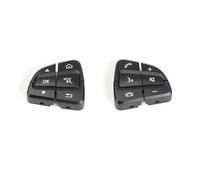 Botones Volante Coche Para Benz C Para GLC Clase W205 W253 C200 C300 0999050200 0999050300 Botón De Control Volante Multifunción Para Coche(Black 1 Pair)