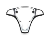 Botones Volante Coche Para Benz CE GLC CLS Clase W205 W213 W253 W218 0994642813 Interior Del Volante Coche Cubierta Cromada Panel Embellecedor(Carbon Fiber)