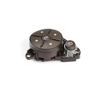 Botones Volante Coche Para Benz E C Para GLK W204 W212 Cubierta Embellecedora Clase Botón De Control Del Interruptor Volante Coche(Brown Left)