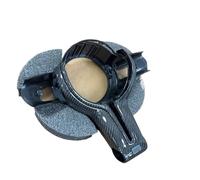 Botones Volante Coche Para BMW F30 F36 F32 F33 F34 F31 F35 F26 F15 F20 Cubierta Decorativa De Fibra Carbono Pura Volante Personalizable(M logo 3)