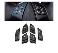 Botones Volante Coche Para BMW Serie 3 X1 E90 E91 E92 E93 E84 61316959893 61316959894 Juego Cubierta Llave Interruptor Control Botón Volante Multifunción(Model A 6PCS)