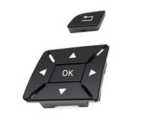 Botones Volante Compatible Con Benz Clase C W204 2011 2012 2013 2014 Botón De Control Del Volante, Cubierta De Control Del Menú 2185400162(Black-Left)