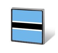 Botones Y Alfileres Con Banderas Nacionales De La República De Botsuana Broche Personalizado Con Forma De Cuadrado Círculo O Corazón Para Solapa Ideal Para Bodas Discursos Reuniones Y Fiestas