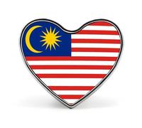 Botones Y Alfileres Con Banderas Nacionales De Malasia Broche De Solapa Personalizado Con Forma Cuadrada Circular O De Corazón Para Hombres Y Mujeres Bodas Discursos Reuniones Fiestas