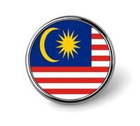 Botones Y Alfileres Con Banderas Nacionales De Malasia Broche De Solapa Personalizado Con Forma Cuadrada Circular O De Corazón Para Hombres Y Mujeres Bodas Discursos Reuniones Fiestas