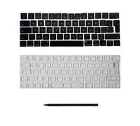 Botones y bisagras de repuesto para MacBook Pro 13" 15" (2016-2017) A1706 A1707 disposición del Reino Unido QWERTY