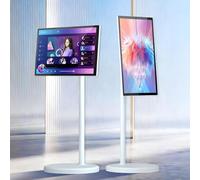 BoTongSiHai Pantalla Táctil Inteligente 23.8/32 Pulgadas FHD, TV Portatil, Android, Control por Voz, Hotspot, 6/8Gb Ram + 128Gb Almacenamiento, Tableta TV Giratoria con Control Remoto(6+128G,23.8'')