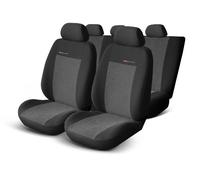 Bottari 10423 Juego de Fundas Elásticas Universales, Gris/Negro