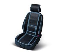 Bottari 12300 12300 Respaldo de Asiento Coche Carrera en Fibra Natural de bambú con Soporte Lumbar, Color Negro