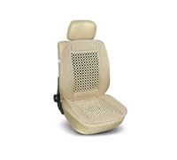 Bottari 12302 12302 Respaldo de Asiento Coche California con Bolas de Madera - con función de Masaje, Color Beige