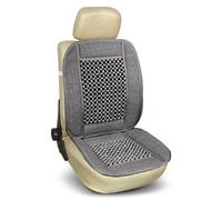 Bottari 12304 12304 Respaldo de Asiento Coche California con Bolas de Madera - con función de Masaje, Color Gris