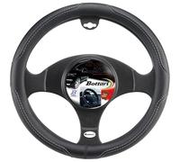 Bottari 16284 Bottari 16284 Funda volante para coche, universal, "Road", color negro con bordado gris, talla universal: diámetro 37/39 cm, Gris, Diámetro 37-39 cm