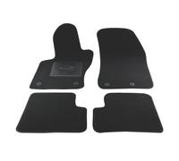 Bottari 39051 Alfombra sobre medición Terciopelo, Negro, Set de 4