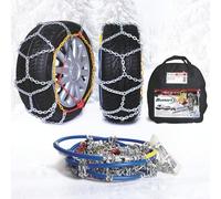 Bottari 68002 "Master" Cadenas de nieve 16 mm, Talla 220, Adecuado para 4x4, Jeep, SUVs, microbús, furgonetas, Fáciles y rápidos de instalar, TÜV Süd y GS ÖNORM V5117