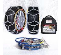 Bottari 68011 "Master" Cadenas de nieve 16 mm, Talla 260, Adecuado para 4x4, Jeep, SUVs, microbús, furgonetas, Fáciles y rápidos de instalar, TÜV Süd y GS ÖNORM V5117