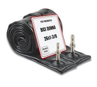 Bottari Juego de 2 cámaras de Aire para Bicicleta de 26 x 1 - 3/8 - 26 Pulgadas - Válvula Italia 40 mm - Compatible con Bicicleta de Mujer, City Bike y Trekking - Antipinchazos - Goma Resistente