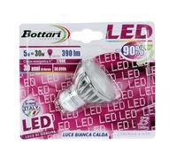 Bottari Lighting 97425 lámpara casa a LED, Forma dicroica Service, Casquillo GU10, Potencia 5 W, Juego de 1