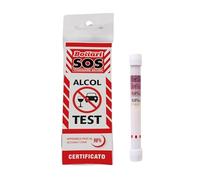 Bottari S.O.S - Prueba de Alcohol desechable certificada, Prueba de Alcohol aprobada por la Unión Europea, portátil, alcoholímetro, Prueba de Alcohol desechable, Resultado rápido (1 Unidad)