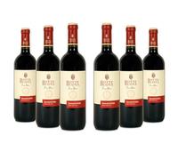 Bottebuona Sangiovese Rubicone IGT - Vino tinto de italiano de Emilia-Romagna - Caja de 6 botellas, 4500 ml.