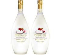 Bottega Crema di PANNACOTTA Cream Liqueur 15% Vol. 0,5l (Paquete de 2)