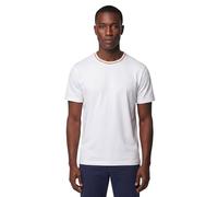 Bottega del Sarto - Camiseta regular de ajuste blanco de jersey de algodón con detalle de sastrería, Color blanco., XL