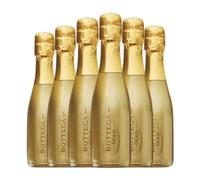 Bottega Gold Glera Brut Prosecco Reserva Botellín 20 cl Espumoso blanco (Caja de 6 Botellín de 20 cl)