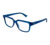 Bottega Veneta Hombre Bottega Veneta BV1256O 008 Monturas ópticas Acetato Azul Cuadrada