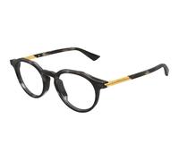 Bottega Veneta Hombre Bottega Veneta BV1263O 005 Monturas ópticas Acetato Negro Transparente Redonda