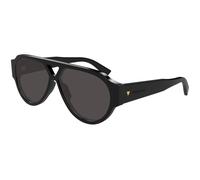 Bottega Veneta Hombre Bottega Veneta BV1318S 001 Gafas de sol Acetato Negro Gris Piloto