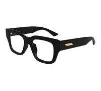 Bottega Veneta Hombre Bottega Veneta BV1361O 005 Monturas ópticas Acetato Negro Transparente Cuadrada