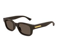 Bottega Veneta Hombre Bottega Veneta BV1411S 003 Gafas de sol Acetato Marrón Marrón Cuadrada