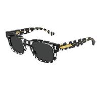Bottega Veneta Hombre Bottega Veneta BV1411S 004 Gafas de sol Acetato Negro Gris Cuadrada