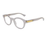 Bottega Veneta Hombre Bottega Veneta BV1413O 003 Monturas ópticas Acetato Gris Transparente Redonda