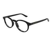 Bottega Veneta Hombre Bottega Veneta BV1420O 001 Monturas ópticas Acetato Negro Transparente Redonda